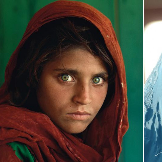 Sharbat Gula 1985. na naslovnici National Geographica i 2016. godine
