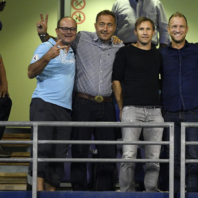 Bivši igrači Genka: Frane Bučan, Branko Strupar, Ivan Bošnjak, Goran Ljubojević i Tomislav Mikulić
