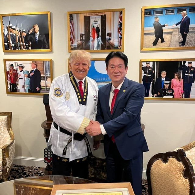 Donald Trump i Lee Dong-sup