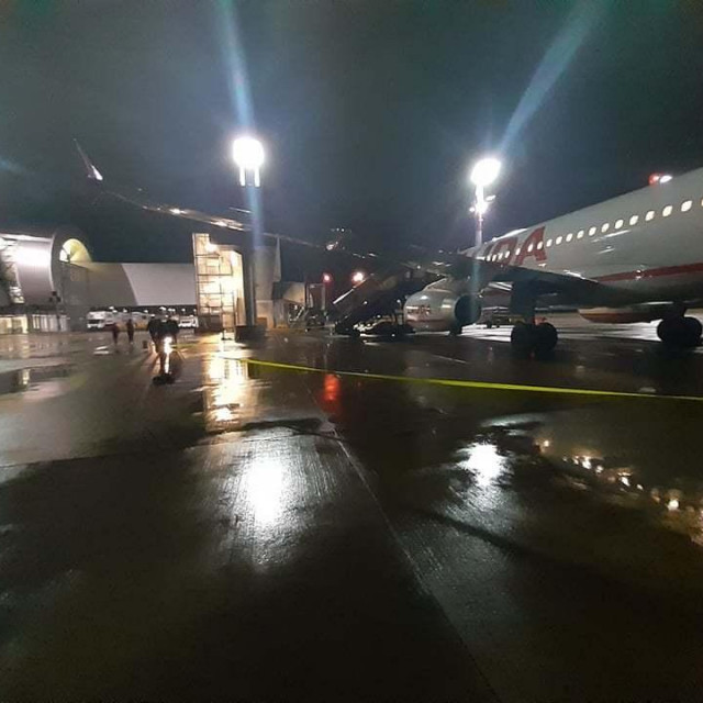 Zrakoplov Ryanaira za Bruxelles
