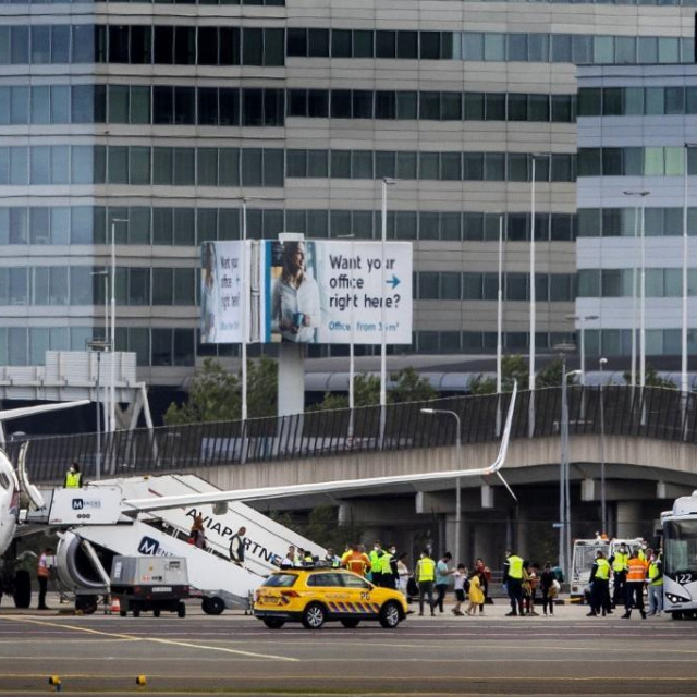 Zračna luka Schiphol, ilustracija
