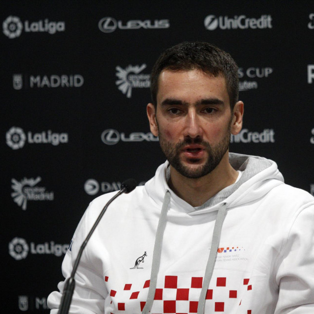 Marin Čilić na konferenciji za medije
