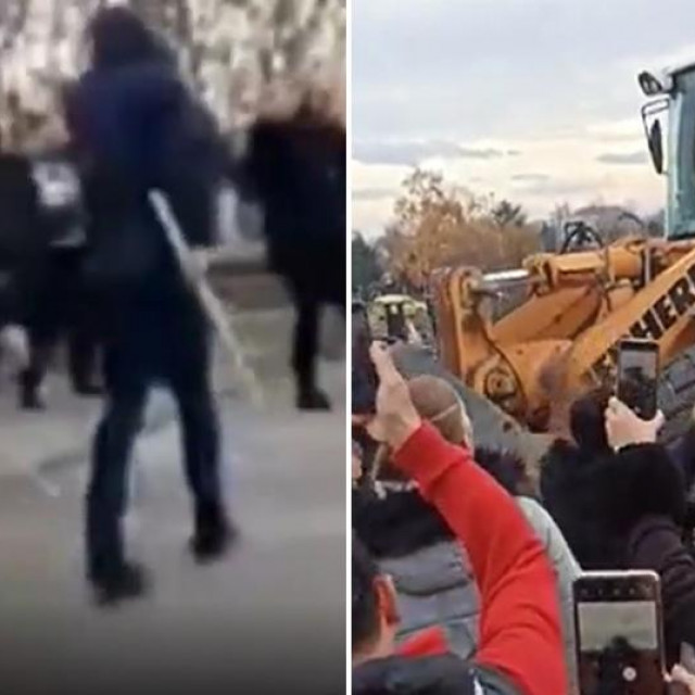 Prizori s prosvjeda u Šapcu
