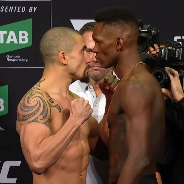 Robert Whittaker i Israel Adesanya