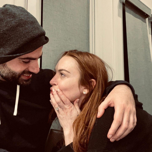 Bader Shammas i Lindsay Lohan
