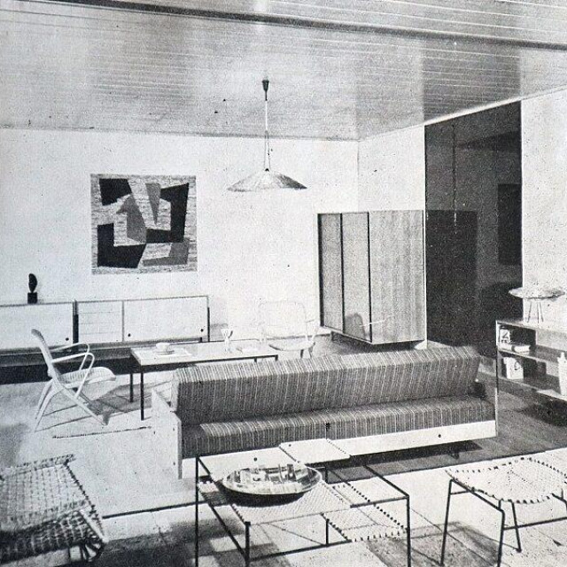 4. Dnevni boravak, jugoslavenski paviljon – XI. milanski triennale, 1957.
