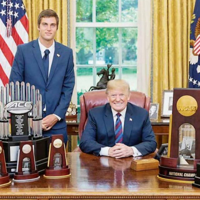 Borna Gojo kod Donalda Trumpa