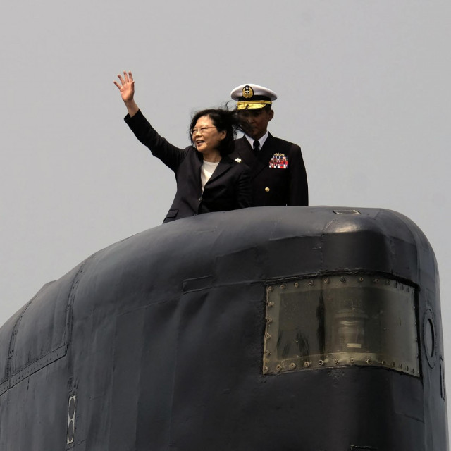 Predsjednica Tajvana Tsai Ing-wen na nizozemskoj podmornici Sea Tiger