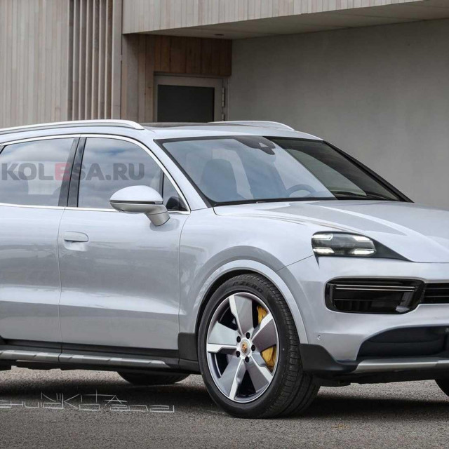 Porsche SUV s tri reda sjedala (digitalni prikaz)
