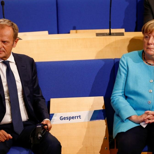 Donald Tusk i Angela Merkel