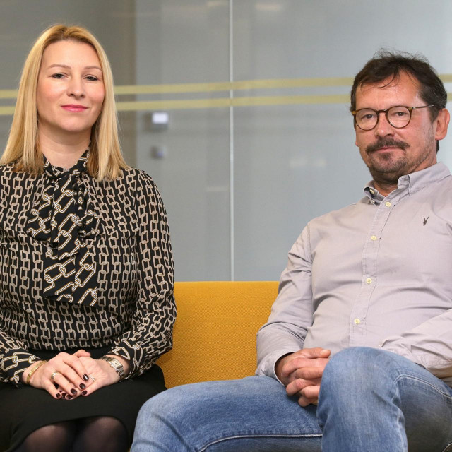 Sabine Gradistanac Skrgatic, suosnivačica i direktorica startupa BE-ON i Dinko Novoselec, suosnivač fonda Feelsgood
