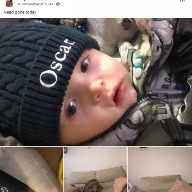 Žena umjesto kauča u oglas stavila bebu
