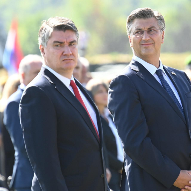 Zoran Milanović i Andrej Plenković
 
