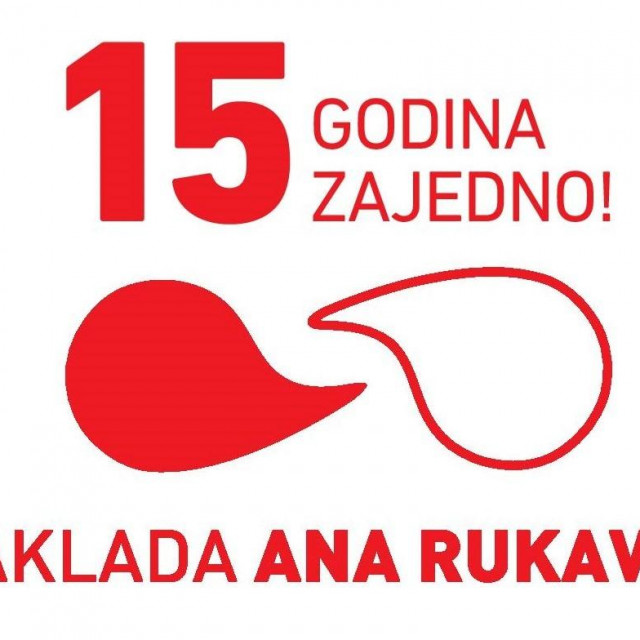 15 godina Zaklade Ana Rukavina, logo

