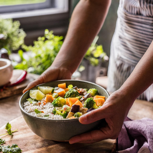 Veganski zeleni curry

