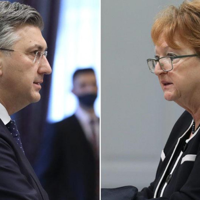 Andrej Plenković i Zlata Hrvoj-Šipek

