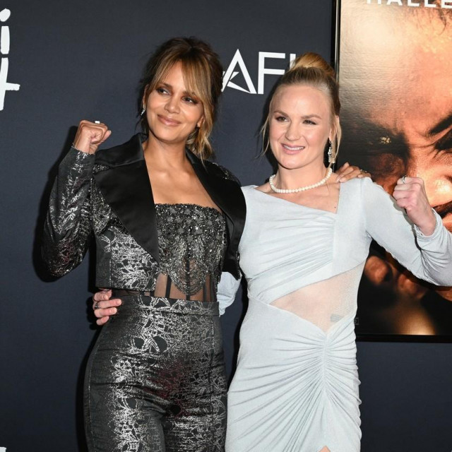 Halle Berry i Valentina Shevchenko
