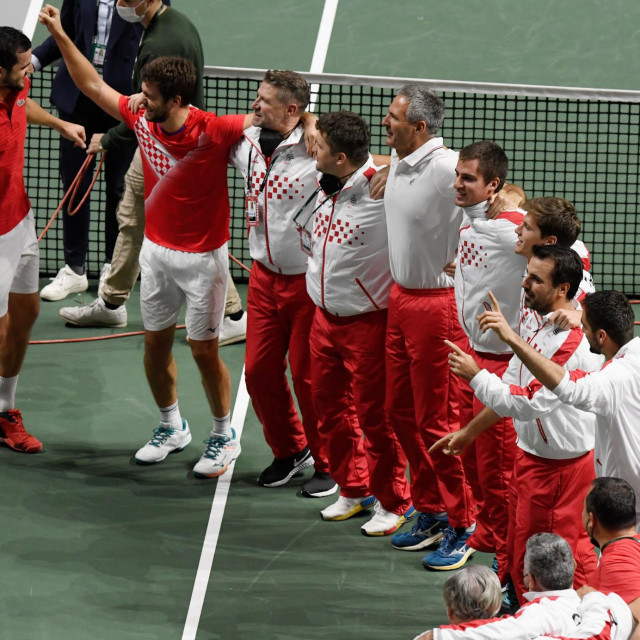 Slavlje Hrvatske nakon prolaska u finale
