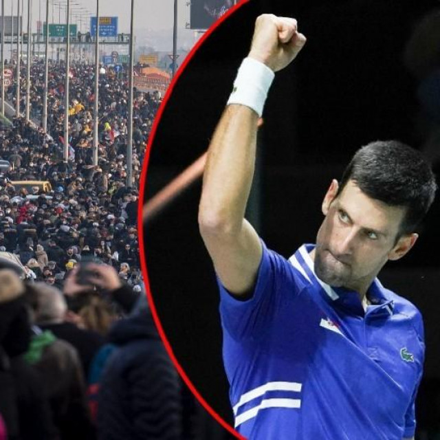 Prosvjede u Srbiji podržao i Novak Đoković
