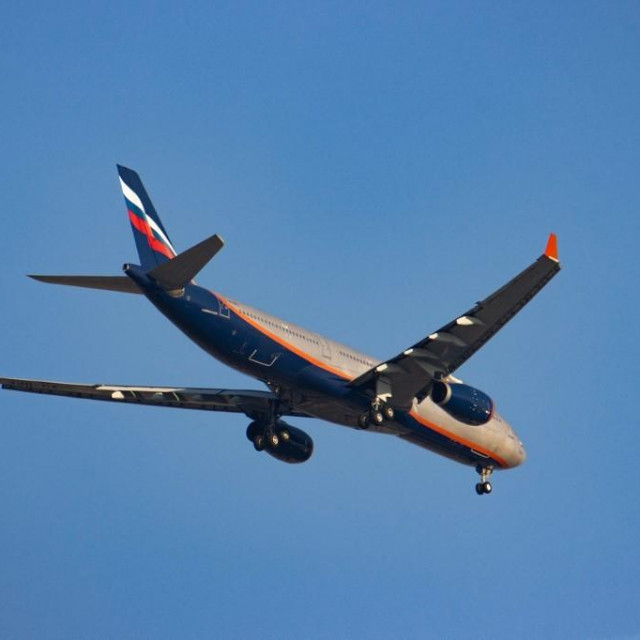 Zrakoplov Aeroflota, arhivska fotografija
