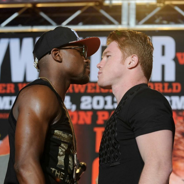 Floyd Mayweather Jr i Saul ”Canelo” Alvarez