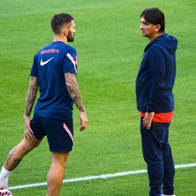 Marko Livaja i izbornik Zlatko Dalić