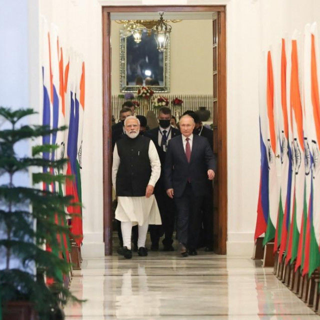 Narendra Modi i Vladimir Putin
