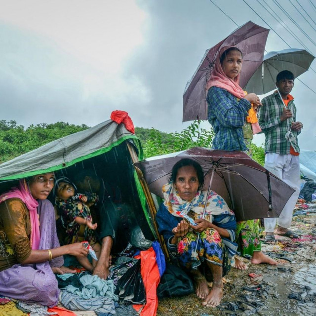 Rohindže u izbjeglištvu.
