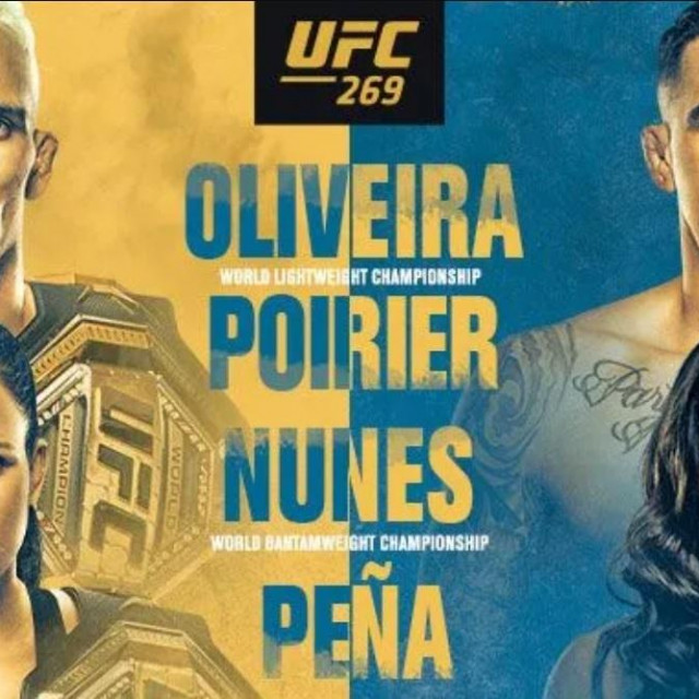 UFC 269 Poster
