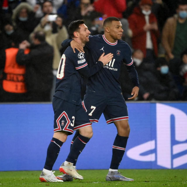 Messi i Mbappe su večeras postigli po dva gola
