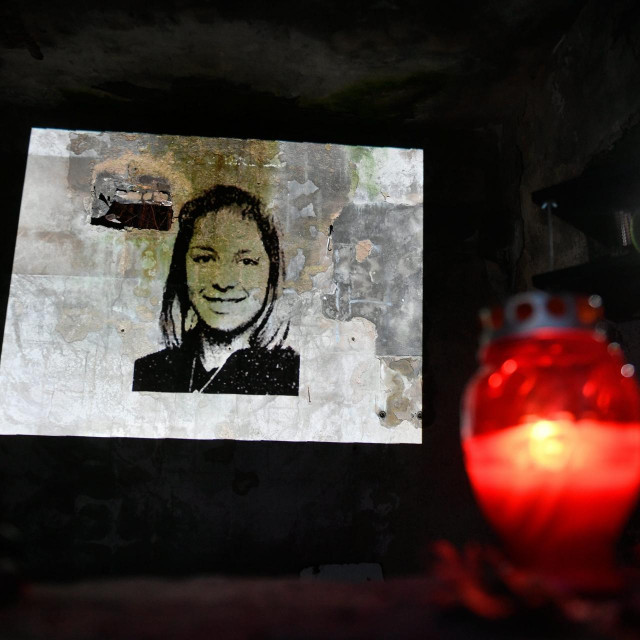 Slika Aleksandre Zec na Adolfovcu
