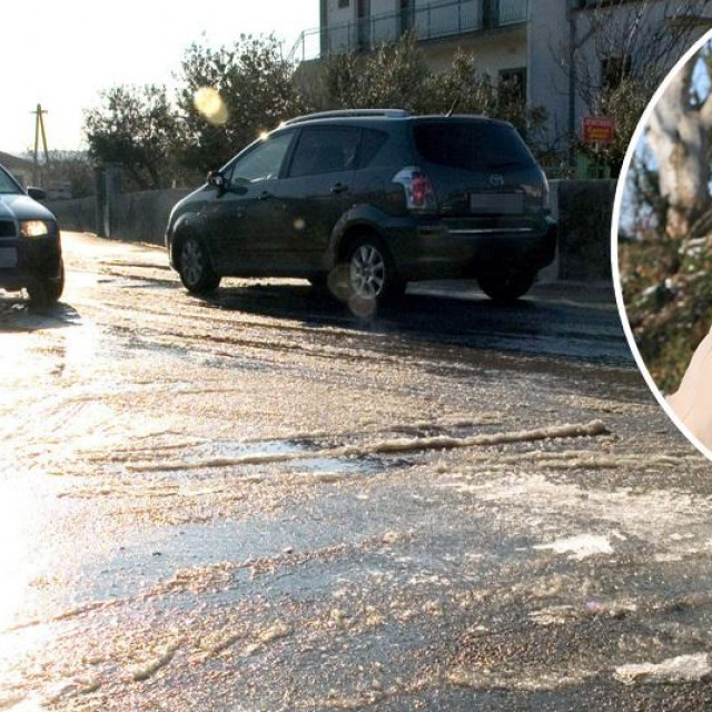 Poledica će stvarati probleme u prometu, Zoran Vakula (u krugu)
