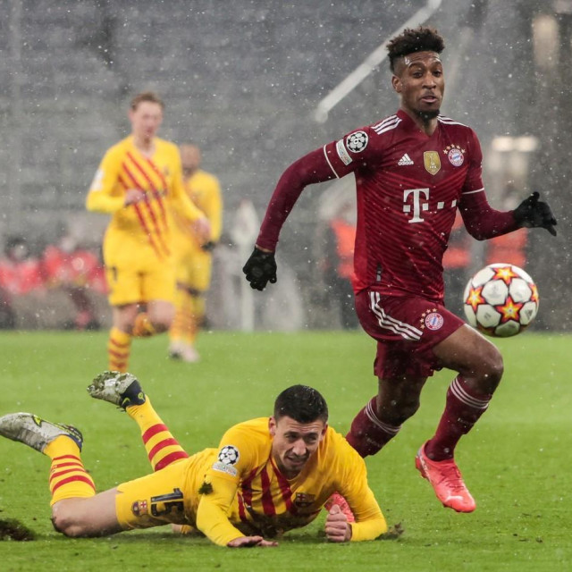 Kingsley Coman i Clement Lenglet
