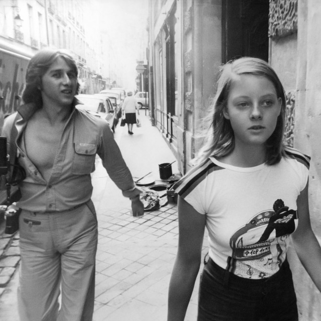Jadran Lazić i Jodie Foster u Parizu 1977.
