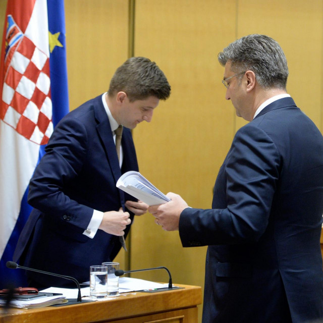 Marić i Plenković.
