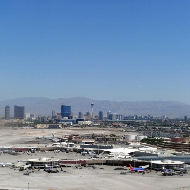 Zračna luka McCarran u Las Vegasu; ilustracija
