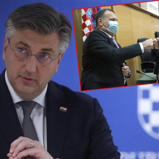 Andrej Plenković, Vili Beroš i Hrvoje Zekanović
