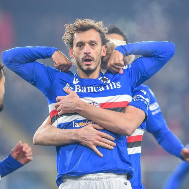 Slavlje Manola Gabbiadinija sa suigračima
