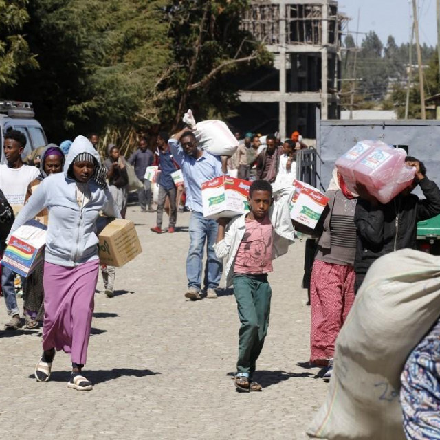 Migranti koji su pobjegli zbog sukoba između etiopske vojske i Tigrajskih pobunjenika
