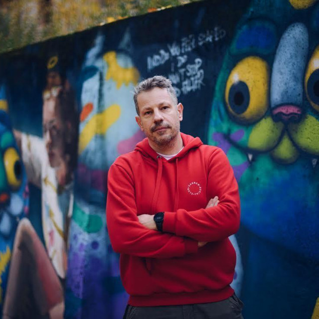 Zagreb, 121121.Grafiter Slaven Kosanovic Lunar.FotoMarko Miscevic/CROPIX
