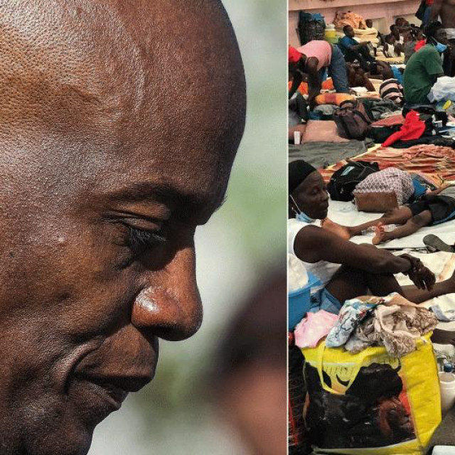 Ubijeni predsjednik Jovenel Moise (lijevo)
