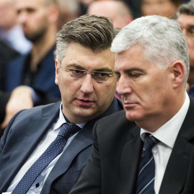 Andrej Plenković i Dragan Čović (arhivska fotografija)
