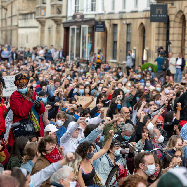 Ilustracija, prosvjedi na sveučilištu Oxford
