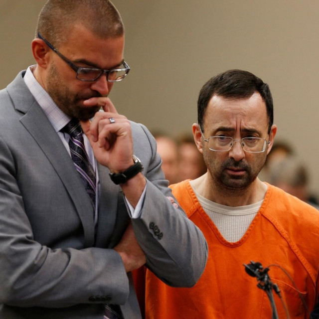 Odvjetnik Matt Newberg i Lawrence (Larry) Nassar
