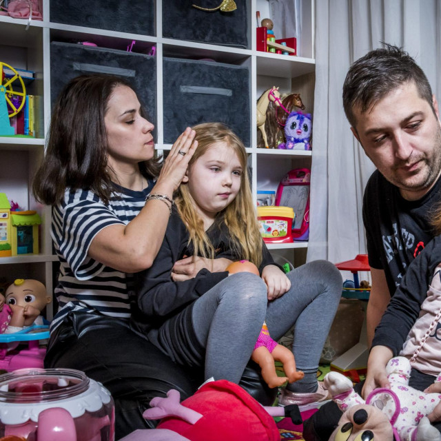 Sedmogodisnja Kiara Goršić s obitelji
