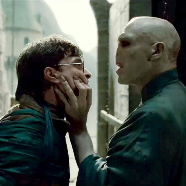 Daniel Radcliffe i Ralph Fiennes u filmu 'Harry Potter i darovi smrti'
