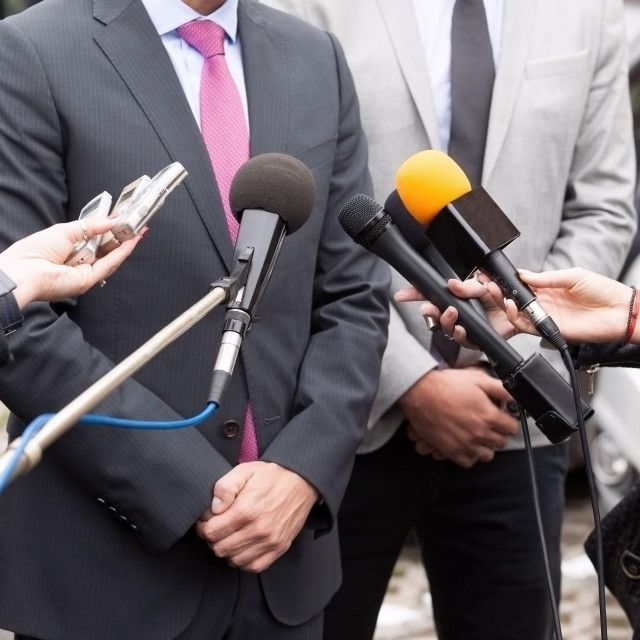 Novinari na zadatku; ilustracija
