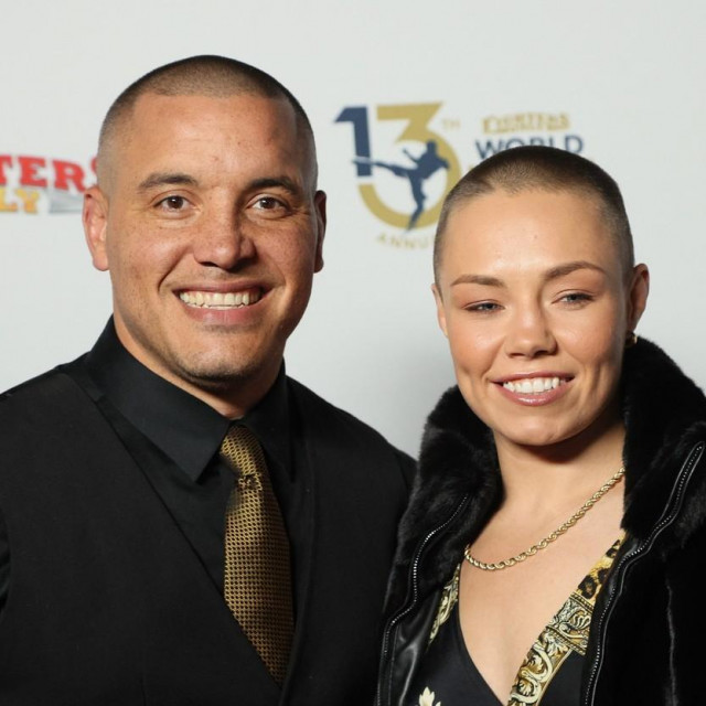 Pat Barry i Rose Namajunas
