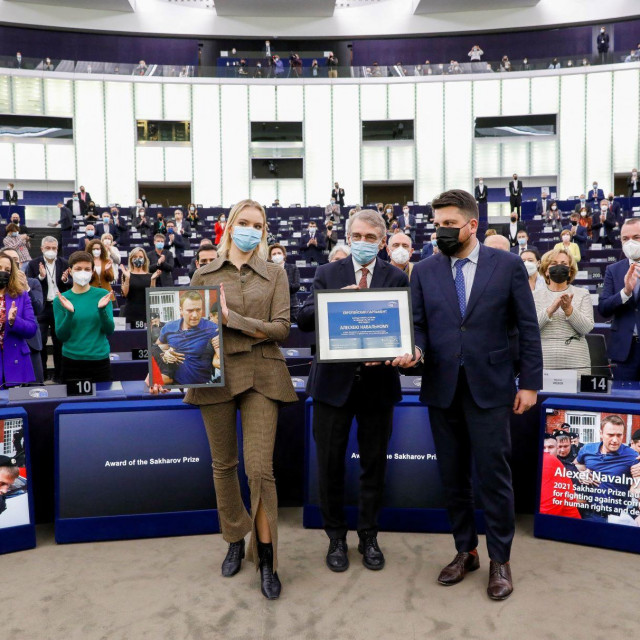 Kći Alekseja Navaljnog, Daria primila je nagradu Saharov Europskog parlamenta u ime svojeg oca
