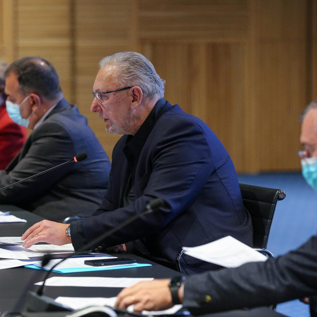 Alemka Markotić, Vili Beroš, Davor Božinović i Krunoslav Capak